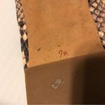 Sam Edelman leather snake embossed slip on flats shoes size 7.5 M Photo 9