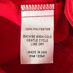 Amanda Uprichard Halter Neck Sleeveless Top Red Size Small Photo 4