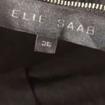 NWOT Elie Saab Floral Lace Black Dress Pink Size 4 Photo 5