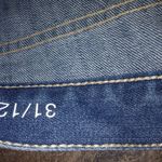 a.n.a . 12 36x27 Distressed High Waisted Boyfriend Stretch Capri Jeans Photo 3