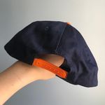 NAVY BLUE/ORANGE STRIPED HUSTON ASTROS SNAPBACK BASEBALL CAP HAT Orange Photo 3