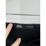 ZARA Skirt Women Large Black Casual Gothic Emo Punk Skater Midi Classic Basic Photo 4