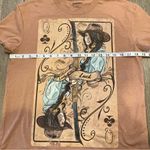 Hooey Lady Luck Graphic Light Brown Tan Short Sleeve T Photo 7