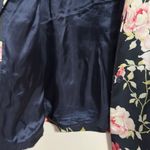 HOBBS London Rita Rose coat Floral navy spring dress size 12 snap Pink Photo 4