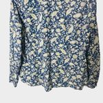 L.L.Bean Blue Paisley Corduroy Button Down Shirt Women’s XL Photo 7