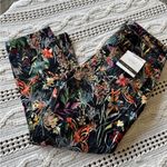 Anthropologie Mid Rise Skinny Jeans with floral print Photo 7
