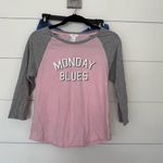 Forever 21 Women’s Small Monday Blues Dog Pajama Shorts Set Photo 0