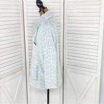 Soft Surroundings  Tanzania Animal Print‎ Fleece Pullover Top Green Small Photo 2