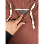 Free Fly Women's Bamboo Waffle Hoodie Size Small Some Spots Shown Orange Photo 4