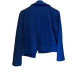 Chico's  total blue‎ Velvet Blazer Jacket 1 Womens Photo 10
