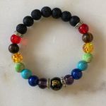 Elegant Multicolor Beaded Bracelet Red Photo 1