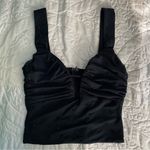 Windsor Black Ruched Bustier Top Photo 0