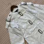 Marc Jacobs NWT Trench Jacket Cotton Lined Pockets Coat Size M White Photo 5