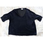 Witchery T Shirt | Oversized Black Short Sleeves Photo 2