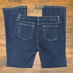 Lands' End Dark Wash Denim Jeans Bootcut Stretch Women's Size 12 Blue Photo 2