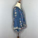 Johnny Was Johnny Was Cerise Tiered Sleeve Peasant Top Photo 4