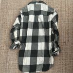 Old Navy Women’s The Classic Shirt Buffalo Plaid Flannel Size L Tall Green White Photo 4