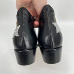 Chiara Ferragni Ankle Boot Star Patches Black Leather 35 Size undefined Photo 3