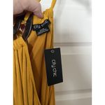 City Chic  Halter Neck Maxi Fearless Size 18 NWT Zinnia Yellow Fall Color Photo 6