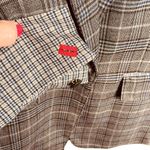 Rag and Bone  Dark Gray & Blue Check Lexington Blazer Photo 5