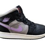 Nike Air Jordan 1 Mid GS Black Smoke Grey Arctic Pink DC7226-015 5Y W6.5 No Box Photo 0