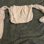 Wild Fable XXL White Waffle Texture Puff Sleeve Top – Boned Corset Style Photo 0