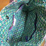 Vera Bradley Colorful Shoulder Tote, Purple Heather Paisley (Retired Print) Photo 6