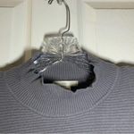 Cato  Grey Ribbed Knit Mock Neck Pullover Sweater 18/20W Photo 2