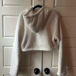 Balance Athletica (Vitality) Cozy White Fleece Cropped Sweater Size L Photo 2