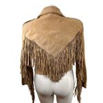 Lariat Leather Fringe Vintage Western Jacket Size Medium Photo 7