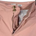 A New Day  SZ 8 Wide Leg Crop Pants Stretch Hi-Rise Zip-Fly Pockets Light Pink Photo 2