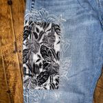 White House | Black Market 25 embroidered straight crop jeans Photo 1