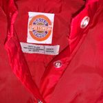 Vtg Saska Skiwear red ladies nylon shirt Medium Photo 2
