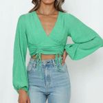 Hello Molly Crop Blouse Photo 0