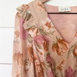 Aura NWT tiered ruffle skirt floral dress Photo 1