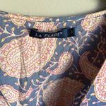 LA Plage Emily Maxi Dress in Jacaranda Paisley Print Small Pink Photo 4