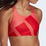 Adidas  Women's XL B Bars Bikini Top Graphic Swimsuit Swimming Big Logo Pullover Photo 1