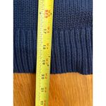 J.Crew Navy Blue Roll Neck Cropped Sweater Size Medium Photo 5