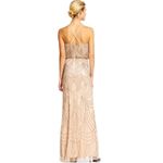 Adrianna Papell  Beaded‎ Gown Maxi Dress Sleeveless Formal Party Cocktail Size 2 Photo 1