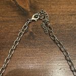 Statement Necklace Silver Tone Metal Dangle Pendant Boho Festival Jewelry Unique Photo 3