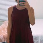 Maroon Tank Dress Red Photo 0
