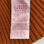 Marni Long Sleeve Lace & Ribbed Wool Mini Dress Gold Brown Orange Size XS Photo 10