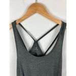 Apana  Grey Cross Back Racerback Athletic Tank Top Size Medium Photo 1
