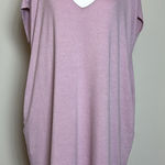 Wilfred ARITZIA Free Marcoux Tunic Dress Pockets
V-neck in Lilac Size Small Photo 0