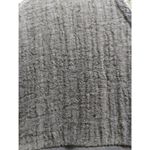 Soft Surroundings  Size M Navy Gauzy Linen Cotton Blend Trim Dolman Sleeve Top Photo 2