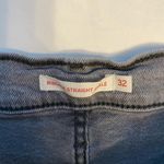 Levi's LEVI’S Ribcage Straight Ankle Length Gray Wash Denim Jeans‎ Button Fly Size 32 Photo 5