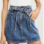 Abercrombie & Fitch  Paperbag Waist Skirt Denim Jean- Size8 (29) Photo 0