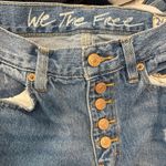 We The Free  Blue Boyfriend Jeans Distressed Relaxed Fit Photo 5