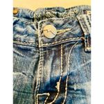 Miss Me Skinny jeans cutoff raw edge denim shorts size 26 Photo 4