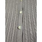 Brooks Brothers 346 Silk Cashmere Cable Knit Cardigan Sweater Womens M Photo 4